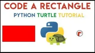 ho to draw a rectangle || with python || in telugu