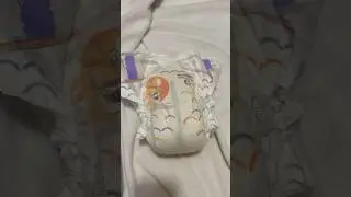 Huggies size 8 wet diaper