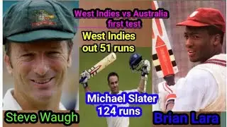 West Indies vs Australia 1st test match highlights 1999 #cricket #lover