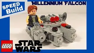 Millennium Falcon Microfighter- Lego Star Wars Stopmotion-build