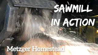 COMMERCIAL SAWMILL IN ACTION | SAWMILL TOUR