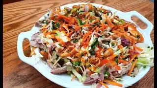 Roast Duck Sriracha Salad | Asian Duck Salad | Youtube
