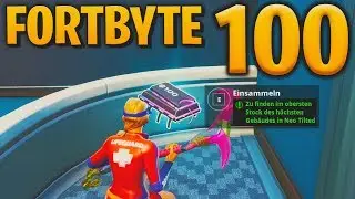 Fortnite Fortbyte 100 🧩 Obersten Stock in Neo Tilted ⭐ Season 9 Ort | Detu
