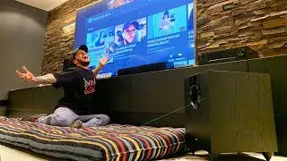 CHEGOU NOSSA TV GIGANTE E O SOM DE CINEMA!!!