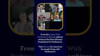 Living with Parkinson's Meetup Clip 5 #parkinsons #tips #meetup