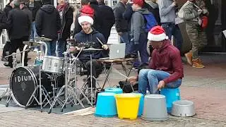 Awesome street buskers in Southend-on-Sea