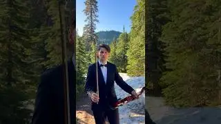 Et Si Tu N&rsquo;Existais Pas &ndash; Romantic Violin Cover in Mount Rainier National Park | Joe Dassin