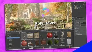 НОВИНКА! Дополнение Poly Haven Asset Browser для Blender