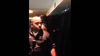 Roman Reigns before his entrance - Raw 7/28/14