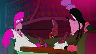 The Simpsons | Homer Drinks with Goofy Theme Intro Logo Sponsored by Klasky Csupo 2001 Effects