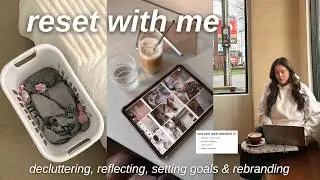 NEW YEAR RESET 2026✨ realistic goals, vision board & fresh start