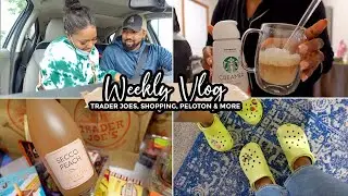 Еженедельный видеоблог | Перевозки Trader Joe's, Crocs, тренировки Peloton, новые украшения и многое другое