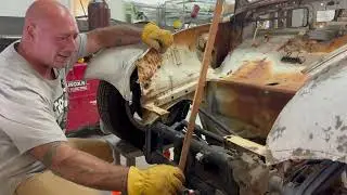 Part 46! 1968 VW Radical Custom Ian Roussel: The Tedious Side Of Custom Car Building 🥳 Dimple Die
