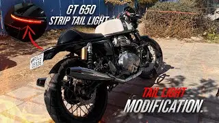 Best Tail Light For GT 650 | Custom Tail Light For Continental GT 650🔥