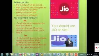 [Bengali] You should take JIO mobile Connection or Not !! Rumors on JIO in Bengali
