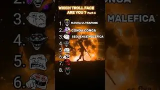 WHICH TROLL FACE ARE YOU ? 😱 PART 3 #phonk #funk #song #shorts
