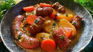 Pot&eacute;e aux saucisses
