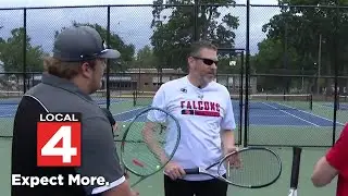Detroit police officer turned tennis coach balances family and sport in inspiring return