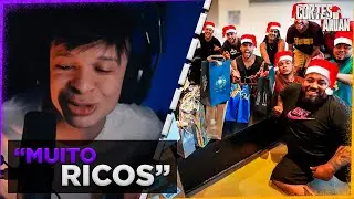 ARUAN REAGE A REVELANDO O AMIGO SECRETO DOS HUNTERS 2023 (THIAGO REIS)- Cortes do Aruan