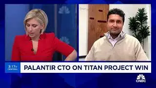 Palantir CTO Shyam Sankar on TITAN Win | CNBC 2023