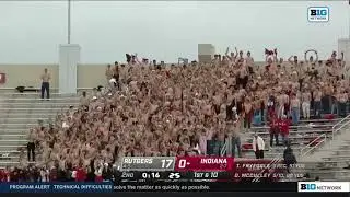 Indiana has a shirtless student section