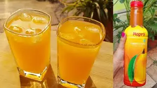 Mapro mango crush juice recipe | Mapro crush | mango juice