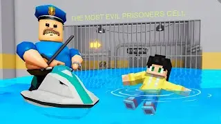 WATER BARRY'S PRISON RUN New Scary (Obby)