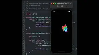 ROTATE CARD ANIMATION INTRO || #shorts