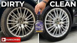 DIY - Cleaning my Alfa Romeo 159 rims with Mannol Wheel Cleaner at home