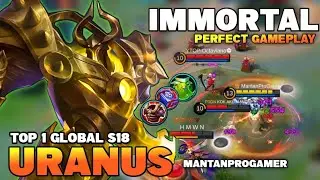 100% IMMORTAL URANUS | URANUS BEST BUILD 2021 | TOP 1 GLOBAL URANUS GAMEPLAY | MOBILE LEGENDS✓