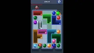 Drop Escape Color Puzzle level 49 Gameplay Walkthrough Solution