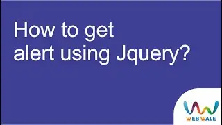 jQuery Tutorial - How to Display an Alert Box! #1 | #Education