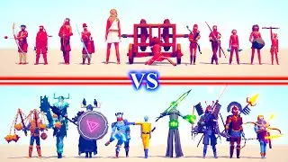 RANGED Team vs HIDDEN UNITS Team - Totally Accurate Battle Simulator TABS