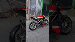 Dry clutch sound of SF1098S🔊🥵| #DUCATI Streetfighter 1098S (ft.ducatilex) #shorts
