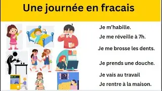 Learn French Daily Routine Vocabulary with Sentences (From Wake Up to Sleep!