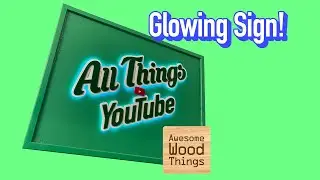 How to Make a Glowing Logo Sign - DIY