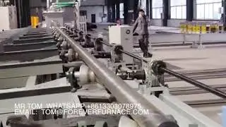 Thick wall steel pipe surface hardening machine