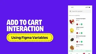 Figma variables - Add to Cart Checkout Interaction