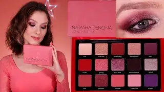 Палетка LOVE palette NATASHA DENONA. Подробные свотчи, первые впечатления и почти обзор
