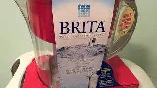 Brita 10 Cup Water Pitcher Filtration System, set up and demo