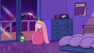 BMO and Princess Bubblegum are dreaming.