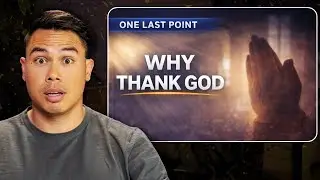 Why do we thank GOD for things?
