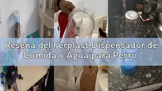 Reseña del Ferplast Dispensador de Comida o Agua para Perro y Gato Comedero seco Agua 0,6 litros, Fo