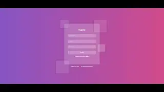 HTML & CSS Beginner Project: Beautiful Glassmorphism Form Design