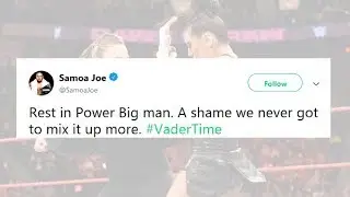WWE Superstars REACT to Big Van Vader Death