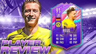 WOW! 91 RATED FUT BIRTHDAY LW REUS PLAYER REVIEW - FIFA 21 ULTIMATE TEAM
