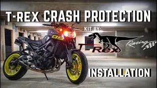 T-REX Racing Crash Protection Kit Install for the Yamaha FZ-09 (Very Detailed)