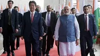 Japanese PM calls for deeper economic and military ties with India