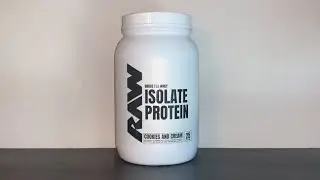 Cookies and Cream Isolate Protein Powder Review | RAW Nutrition