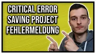 DaVinci Resolve 18 Critical Error Saving Project Fehler beheben